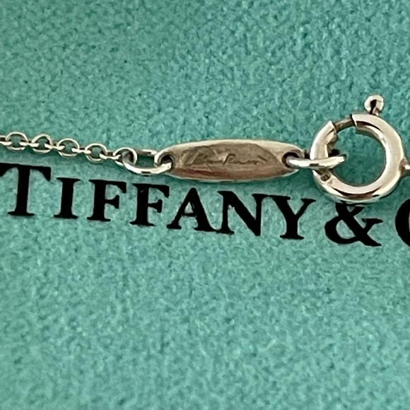 Authentic Rare Tiffany & Co Elsa Peretti Bean Nugget Necklace - Picture 6 of 13